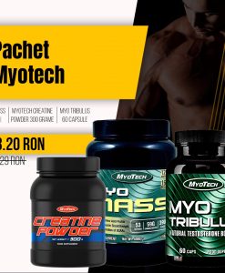 Pachet MyoTech - MYO Mass, Creatine Powder, Tribulus